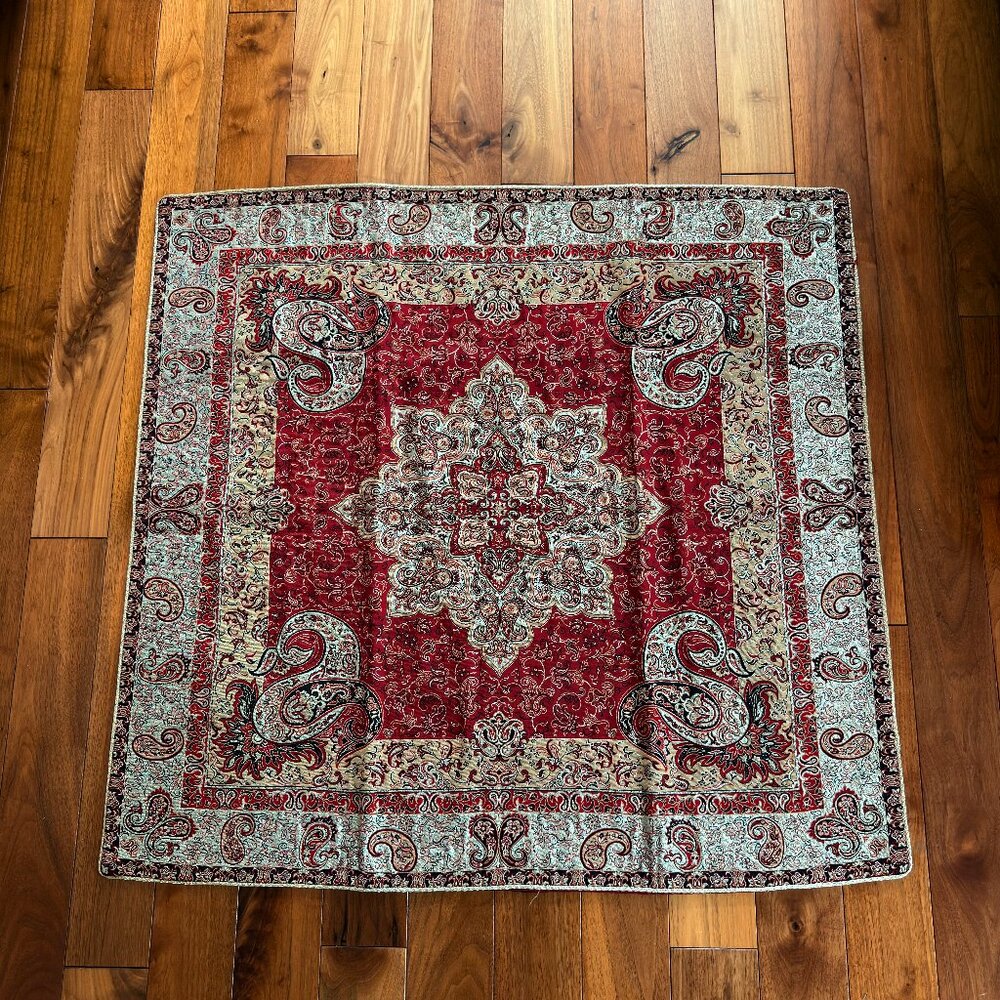 Termeh Silk Tablecloth Persian Handmade Tablecloth Handwoven Silk